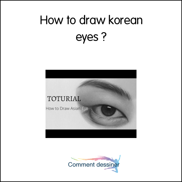How to draw korean eyes How to draw